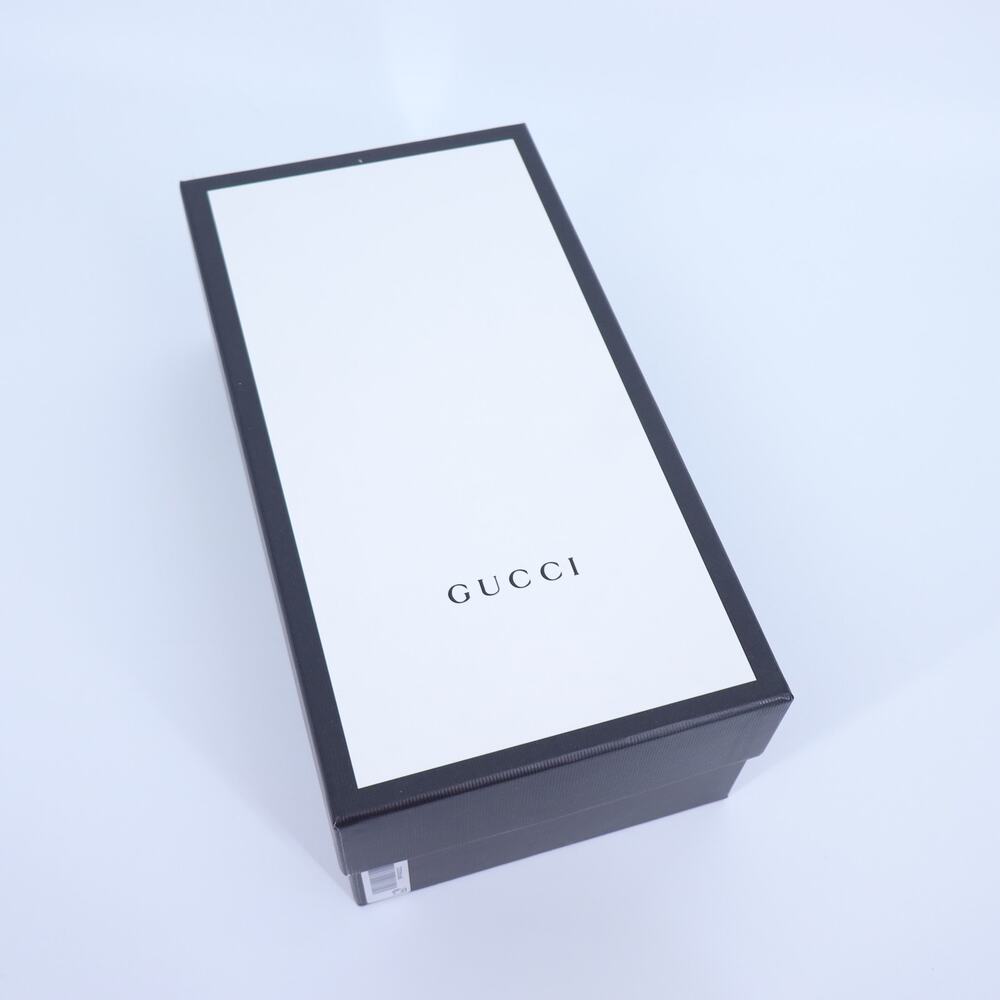 GUCCI Black and White Shoe Size Gift Box 6.5x12.25x4